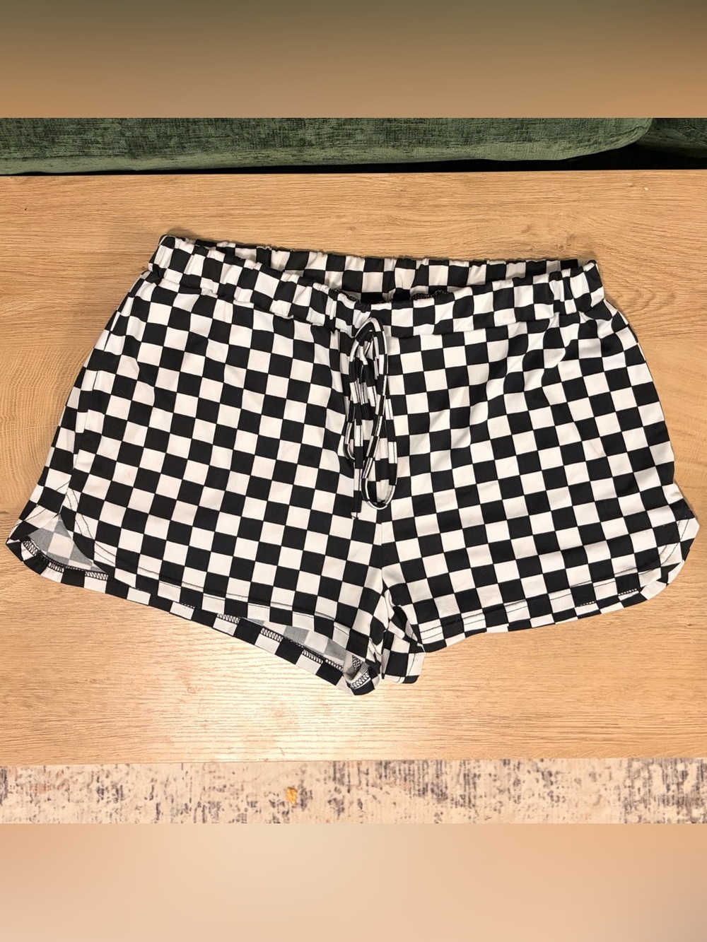 Checkered Soft Comfy Lounge Shorts